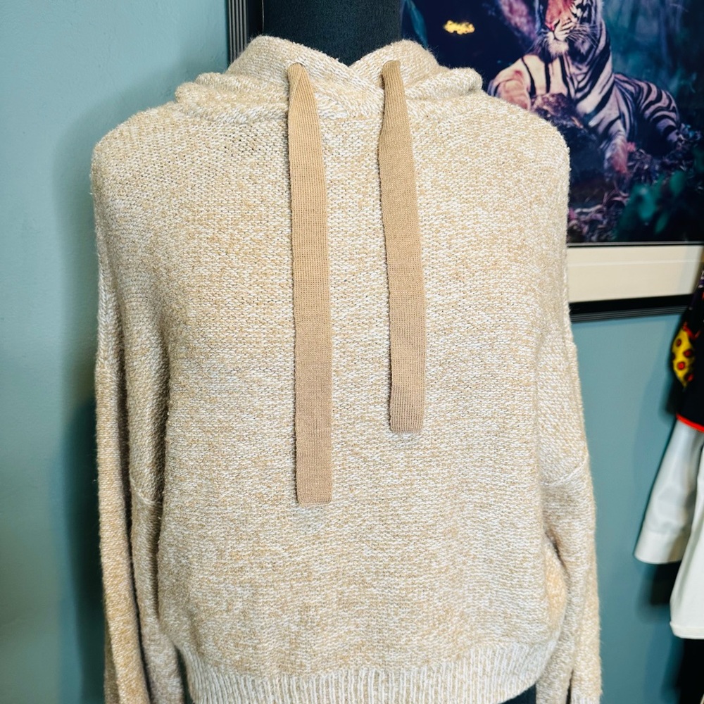 Ruby Moon Cream Cowl Neck Sweater size Small